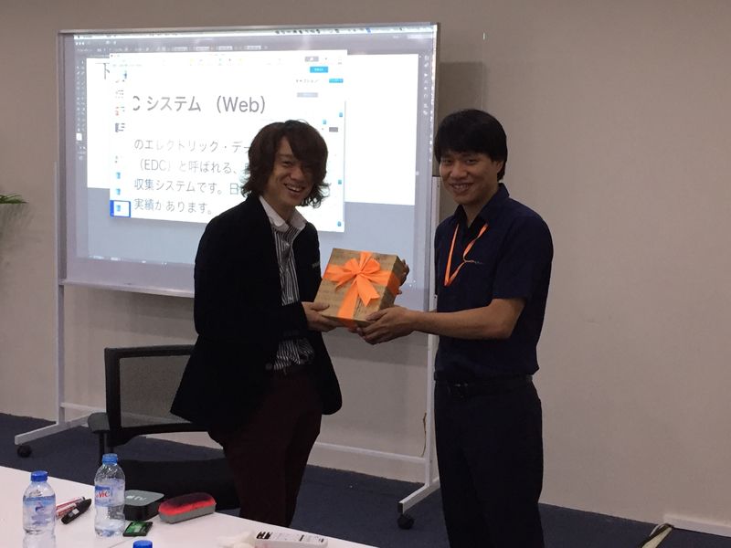 社長様よりプレゼントをいただきました